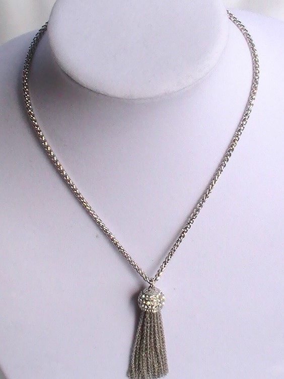 Silver Tassel Necklace – wpjewelry